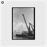 アートポストカード-Burrwood Tugboat
 - ラッセル リー Postcard.