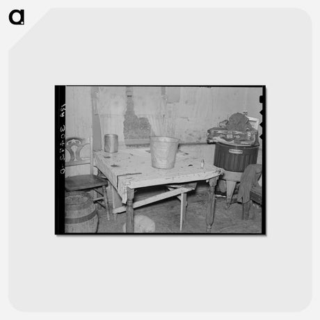 アートポストカード-Farmhouse Kitchen
 - ラッセル リー Postcard.