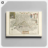 アートパネル-Nova Virginiae Tabula
 - ボストン公共図書館 Canvas.