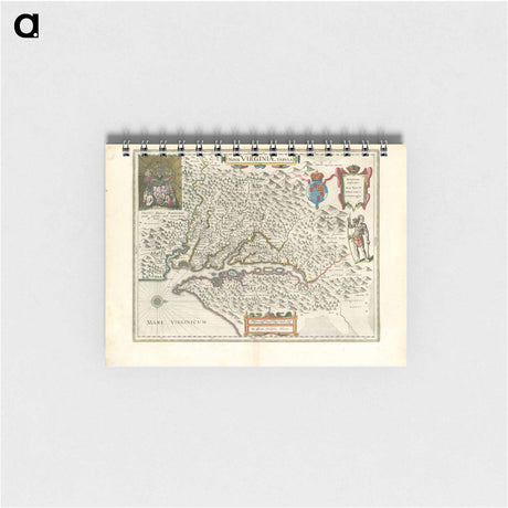 アートメモ帳-Nova Virginiae Tabula
 - ボストン公共図書館 Memo.