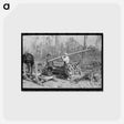 アートポストカード-Lumberjack at Camp
 - ラッセル リー Postcard.