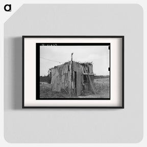 アートポスター-Chicken Shed, Wagoner County
 - ラッセル リー Poster.