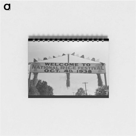 アートメモ帳-National Rice Festival Banner
 - ラッセル リー Memo.