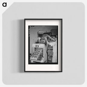 アートポスター-Slicing Bread at Bakery
 - ラッセル リー Poster.
