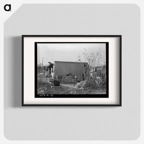 アートポスター-Migrant Camp Near Edinburg
 - ラッセル リー Poster.