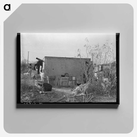 アートパネル-Migrant Camp Near Edinburg
 - ラッセル リー Canvas.
