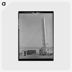アートポストカード-Fractionating Tower
 - ラッセル リー Postcard.