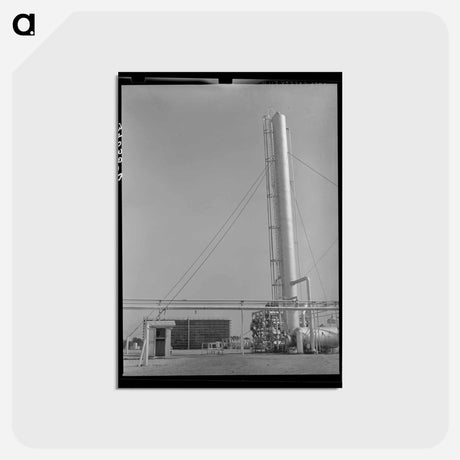 アートポストカード-Fractionating Tower
 - ラッセル リー Postcard.