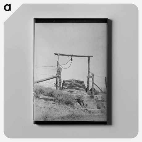 アートパネル-Well on Tenant Farmer's Place
 - ラッセル リー Canvas.