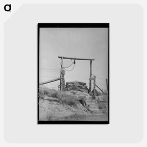 アートポストカード-Well on Tenant Farmer's Place
 - ラッセル リー Postcard.