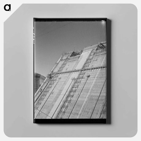 アートパネル-Shasta Dam Under Construction
 - ラッセル リー Canvas.