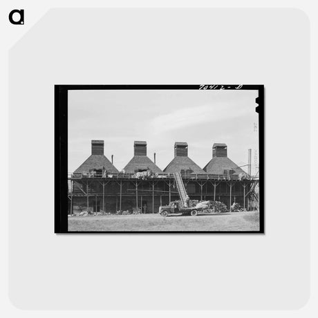アートポストカード-Hop Kiln, Yakima County
 - ラッセル リー Postcard.