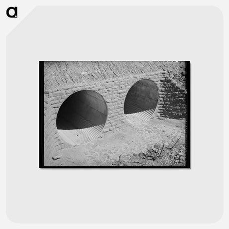 アートポストカード-Highway Conduits, Arizona
 - ラッセル リー Postcard.