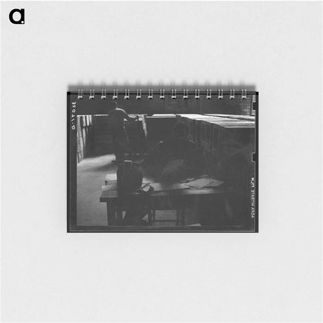 アートメモ帳-Checking Clerk at Citrus Packing Plant
 - ラッセル リー Memo.
