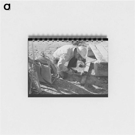 アートメモ帳-Welder at Shasta Dam
 - ラッセル リー Memo.