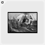 アートポストカード-Welder at Shasta Dam
 - ラッセル リー Postcard.