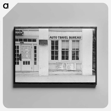 アートパネル-Auto Travel Bureau, Harlingen, Texas
 - ラッセル リー Canvas.