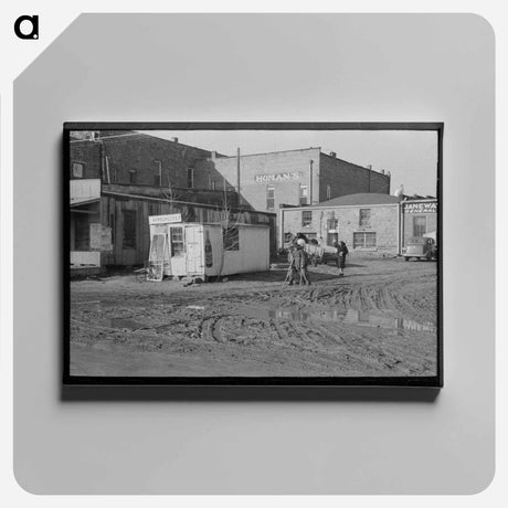 アートパネル-Eufaula Main Street
 - ラッセル リー Canvas.