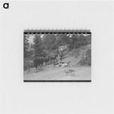 アートメモ帳-Sheepherder and Horses, Ouray County
 - ラッセル リー Memo.