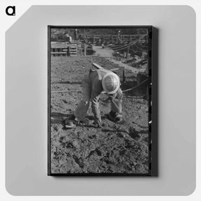 アートパネル-Shasta Dam Construction
 - ラッセル リー Canvas.