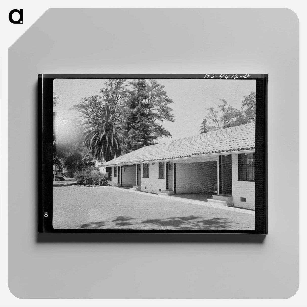 アートパネル-Tourist Court, Santa Clara
 - ラッセル リー Canvas.