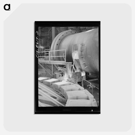 アートポストカード-Anaconda Smelter
 - ラッセル リー Postcard.