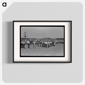 アートポスター-Watching Polo Match, Abilene, Texas
 - ラッセル リー Poster.