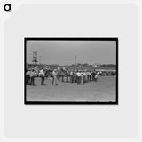 アートポストカード-Watching Polo Match, Abilene, Texas
 - ラッセル リー Postcard.