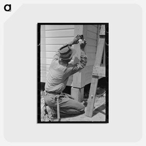アートポストカード-Finishing the Corner Board
 - ラッセル リー Postcard.