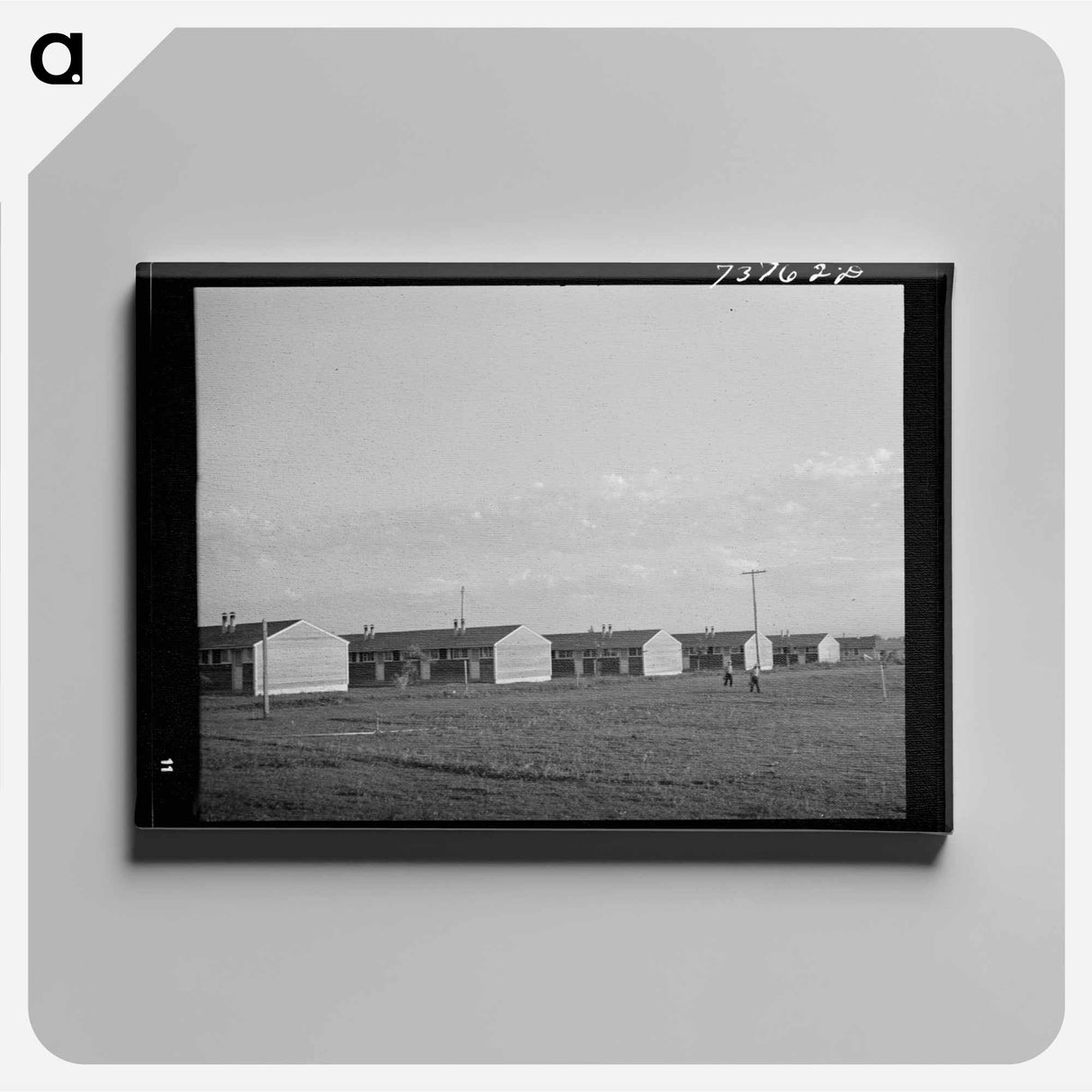アートパネル-Twin Falls FSA Camp
 - ラッセル リー Canvas.