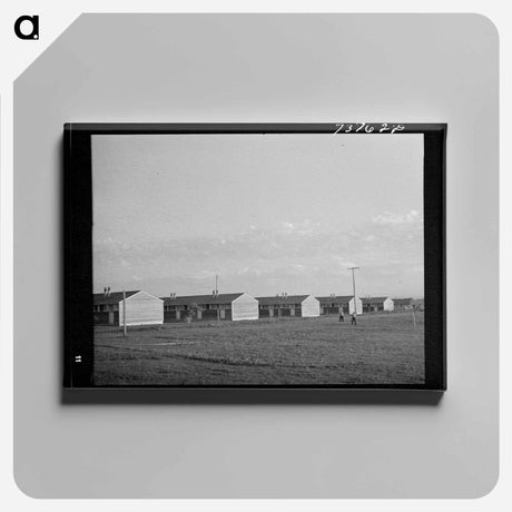 アートパネル-Twin Falls FSA Camp
 - ラッセル リー Canvas.