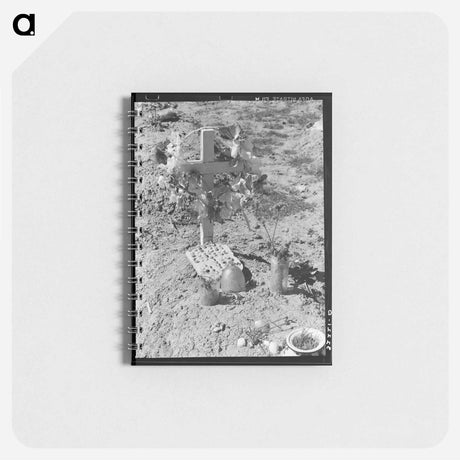 アートメモ帳-Mexican Grave, Raymondville
 - ラッセル リー Memo.