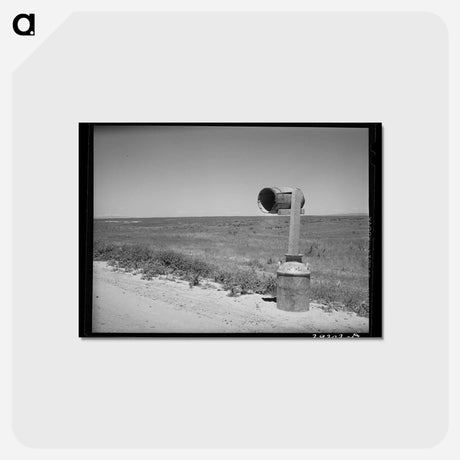 アートポストカード-Mailbox, Canyon County
 - ラッセル リー Postcard.