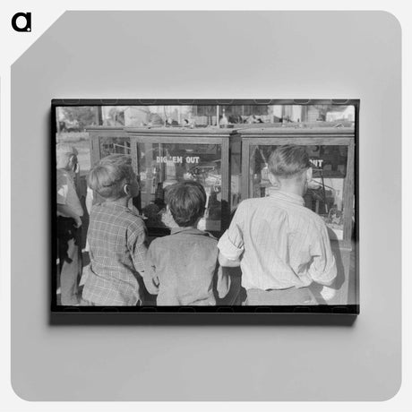 アートパネル-Boys, Fourth of July, Vale, Oregon
 - ラッセル リー Canvas.