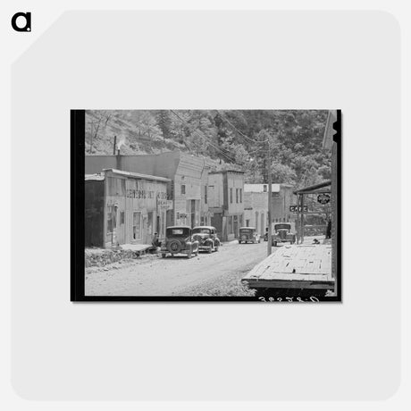 アートポストカード-Mogollon Main Street
 - ラッセル リー Postcard.