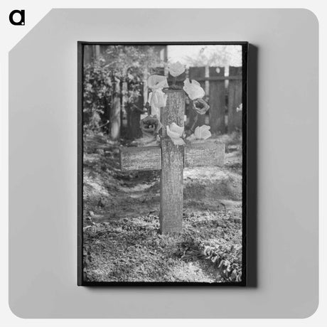 アートパネル-Louisiana Headstone
 - ラッセル リー Canvas.