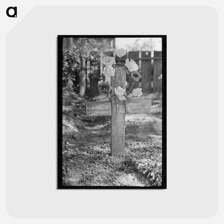 アートポストカード-Louisiana Headstone
 - ラッセル リー Postcard.