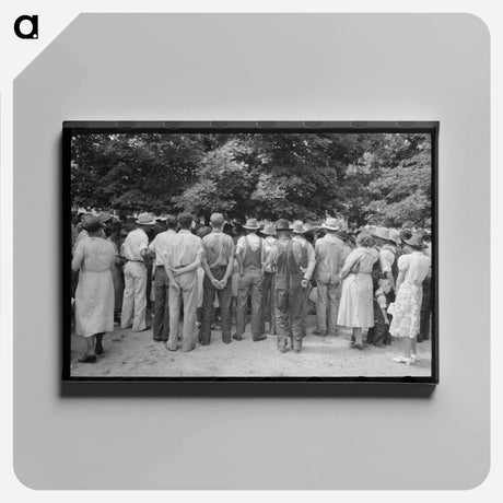 アートパネル-Revival Rally in Tahlequah
 - ラッセル リー Canvas.