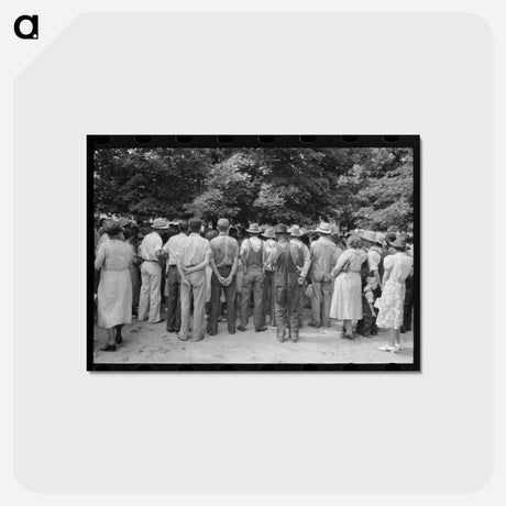 アートポストカード-Revival Rally in Tahlequah
 - ラッセル リー Postcard.