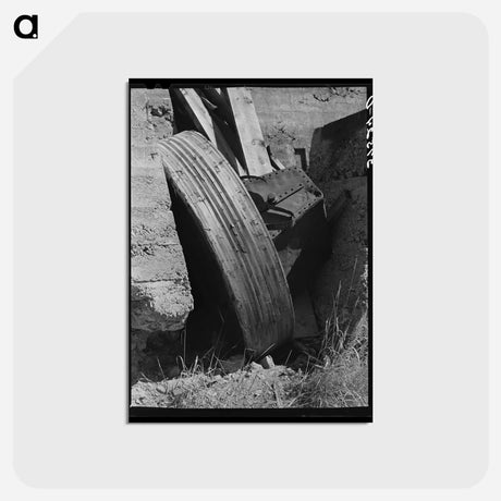 アートポストカード-Gold Mill Relics
 - ラッセル リー Postcard.