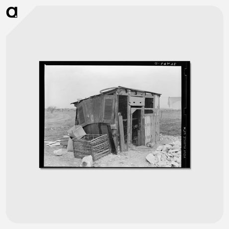 アートポストカード-Chicken House, San Antonio
 - ラッセル リー Postcard.