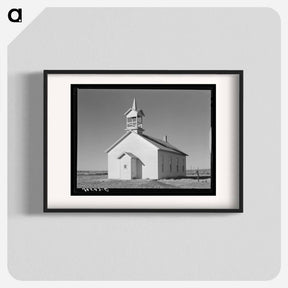 アートポスター-Country Church, Highway 83
 - ラッセル リー Poster.