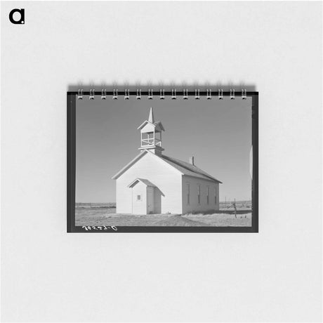 アートメモ帳-Country Church, Highway 83
 - ラッセル リー Memo.