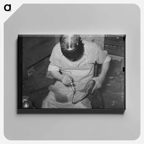 アートパネル-Bootmaking Shop
 - ラッセル リー Canvas.