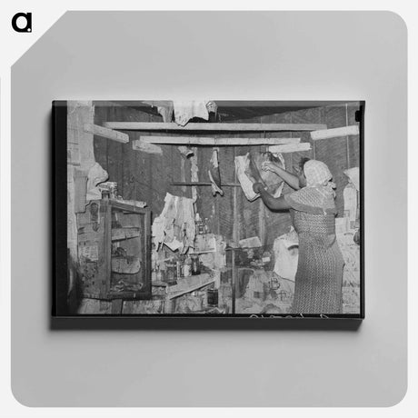 アートパネル-Sharecropper's Wife
 - ラッセル リー Canvas.