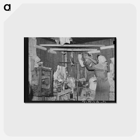 アートポストカード-Sharecropper's Wife
 - ラッセル リー Postcard.