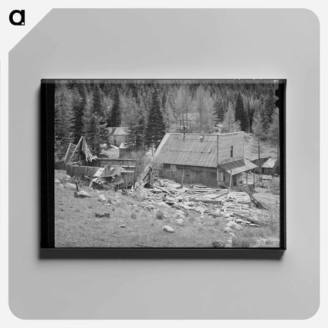 アートパネル-Bourne Ghost Town
 - ラッセル リー Canvas.