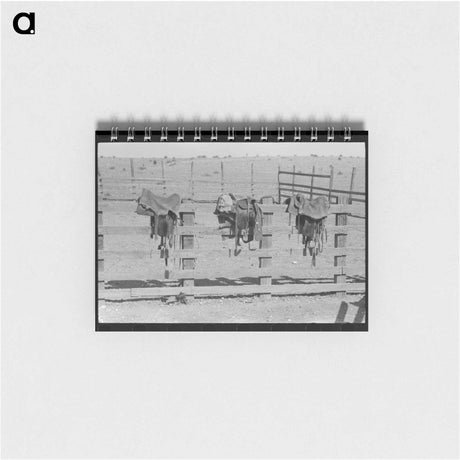 アートメモ帳-Cowboy Saddles
 - ラッセル リー Memo.