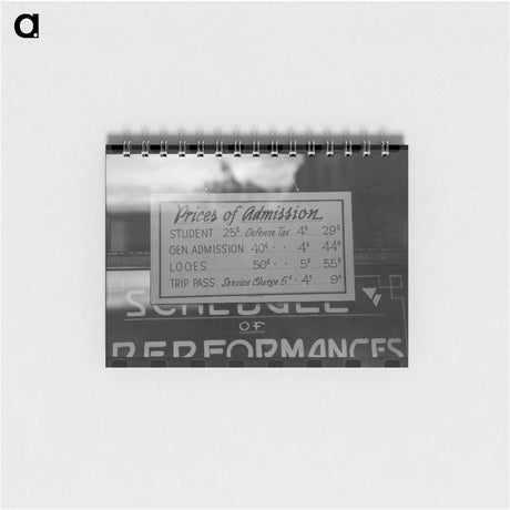 アートメモ帳-Redding Movie Prices
 - ラッセル リー Memo.