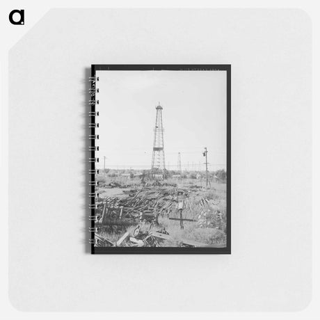 アートメモ帳-Oil Field Salvage Lot
 - ラッセル リー Memo.